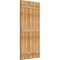 Ekena Millwork Joined Board-n-Batten Shutters, Rough Sawn Western Red Cedar, 26 7/8W x 55H, PR RBJ06S26X055RWR - alternate 2
